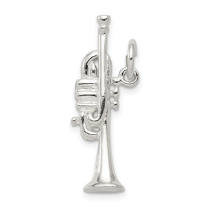 Sterling Silver Trumpet Charm - QC-ACF99EBC-6354