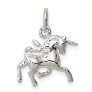 Sterling Silver Unicorn Charm - QC-04FF9665-2727