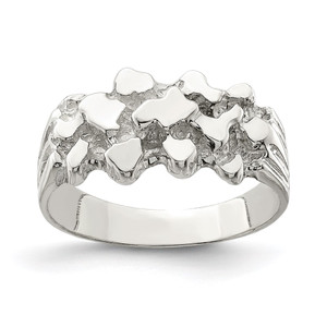 Sterling Silver Woman's Nugget Ring - QR-3978A168-6092