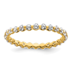 True Origin 14k 7/8 carat Lab Grown Diamond VS D E F Eternity Band - ET-D00AE8EA-3202