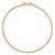 14K 9 inch 1.4mm Round Open Link Cable with Lobster Clasp Anklet