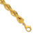 14K 9 inch 10mm Diamond-cut Rope with Fancy Lobster Clasp Chain