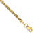 14K 9 inch 2.75mm Lightweight Singapore with Lobster Clasp Anklet