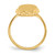 14k 9.0x16.0mm Open Back Signet Ring