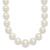 14k 9.5-12mm White Round South Sea Saltwater Cultured Graduated Pearl 18 inch Necklace