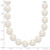 14k 9-10mm White Near-Round Freshwater Cultured Pearl 28 inch Necklace
