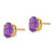 14k 9x7mm Oval Amethyst Earrings