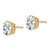 14k 9x7mm Oval Cubic Zirconia Earrings