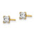 14k AA Quality Complete Princess-cut Diamond Stud Earrings - XA-5061E240-5921