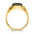 14k AAA Diamond men's ring