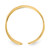 14K Adjustable Polished Band Toe Ring