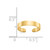 14K Adjustable Polished Band Toe Ring