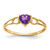 14k Amethyst Birthstone Ring - XB-76FBDFC1-9643