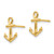 14K Anchor Post Earrings