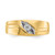 14k and Rhodium Diamond Mens Ring - RM-61EA667C-2374