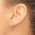 14K and Rhodium Fancy Dangle Wire Earrings - TF-98A6E933-4593