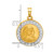 14k and Rhodium Hollow Lady of Sorrows Pendant