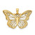 14k and White Rhodium Diamond-cut Butterfly Pendant - M3-40B1C709-8197