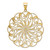 14k and White Rhodium Meridian Swirl Pendant