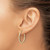 14K and White Rhodium Polished Diamond-cut Hoop Earrings - TC-56EBCF32-8372