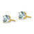 14k Aquamarine Post Earrings - XE-039E2EEA-1562
