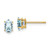 14k Aquamarine Post Earrings - XE-E6F48E52-7425