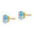 14k Aquamarine Post Earrings - XE-E6F48E52-7425