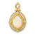 14k Austrian Opal and Diamond Pendant - XP-143AFAFD-1396