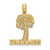 14K BAHAMAS Palm Tree Charm - K8-19A9B0CF-4804