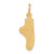 14k Ballet Slipper Charm