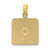 14k BIRTH CERTIFICATE Charm