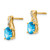 14K Blue Topaz and Diamond Earrings - EM-23C034EA-5352