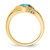 14k Blue Topaz and Diamond Ring - RM-FE3B651E-8541