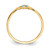 14K Blue Topaz Birthstone Heart Ring