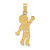 14K Boy Pendant