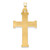 14k Brushed and Polished Latin Cross Pendant - XR-E3B6AE43-2617