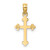 14k Budded Cross Charm - C3-A31397F3-6049