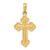 14K Budded Cross Pendant - C4-192C154C-1828