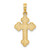 14K Budded Cross Pendant - C4-192C154C-1828