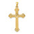 14k Budded Cross Pendant - XR-D6699740-2528