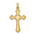 14k Budded Cross Pendant - XR-DC62F3E5-6241