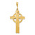 14k Celtic Cross Pendant - C1-9ED8D521-7883