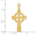 14k Celtic Cross Pendant - K5-D6DB10D2-6138