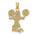 14k Cheerleader Jumping with Pom-Pom's Charm - C3-980A0A0E-4396