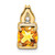 14k Citrine and Diamond Pendant - PM-AFA74EE7-6103