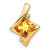 14k Citrine and Diamond Pendant - PM-DB113922-5811
