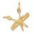 14k Comb and Scissors Charm - C4-06648721-3744