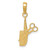 14k Comb and Scissors Charm - K4-33D814B9-2213