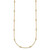 14k Complete 1/3 carat Bezel-set Diamond and Cable Chain 18-Station 18 inch Necklace