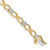 14k Complete 1/8 carat Diamond Infinity Link 7 inch Bracelet